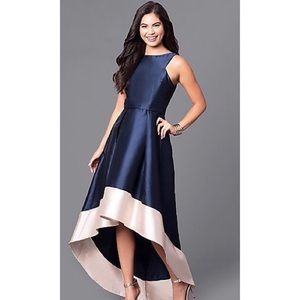 Sateen high low dress. Worn only once. Large size